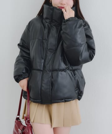 Remind me and forever(リマインドミーアンドフォーエバー) 【WEB先行販売】スタンドカラー中綿ブルゾン