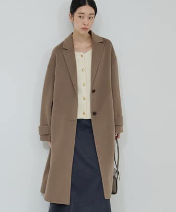GALLARDAGALANTE 美品 春秋冬物チェスターコート キャメルベージュ ガリャルダガランテ GALLARDAGALANTE チェスターコート （beige