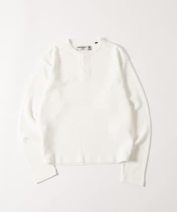WHO’S WHO gallery(フーズフーギャラリー) 【AW先行予約】SourcreamワッフルヘンリーネックL/STEE