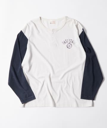 WHO’S WHO gallery(フーズフーギャラリー) FromVintage配色ヘンリーロンTEE