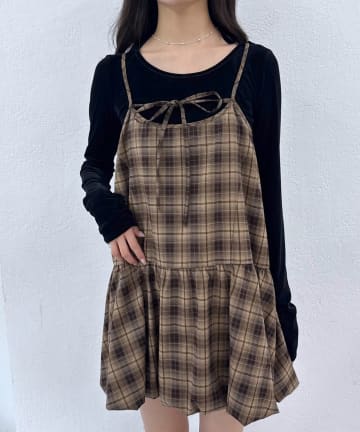 mline(エムライン) [mline]チョーカーベロアトップス