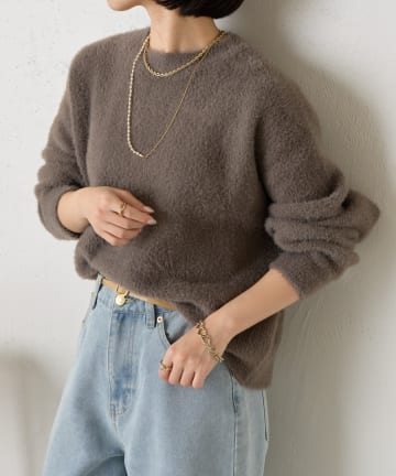 Jena　espace merveilleux(ジェナ　エスパスメルヴェイユ) 【大人気リバイバル】ラメフェザーソフトニット