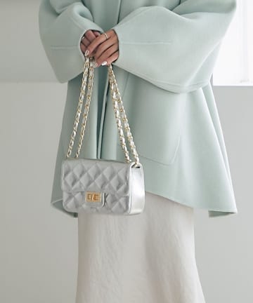 La boutique BonBon(ラブティックボンボン) 【オウレンティ】キルティングチェーンバッグ