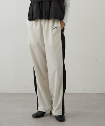 OUTLET(アウトレット) 【earthy_】ナイロンラインパンツ