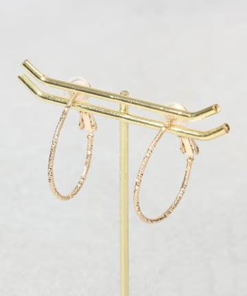 メタルフープイヤリング