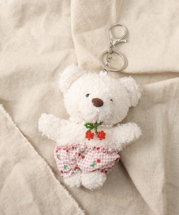 3COINS(スリーコインズ) プリントパンツベアキーホルダー