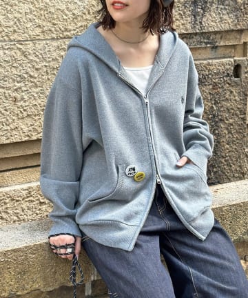 CPCM(シーピーシーエム) 【U.S. POLO ASSN.】スウェットライクニットジップパーカー