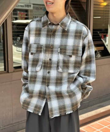CPCM(シーピーシーエム) ヘビーネルフィッシングシャツ