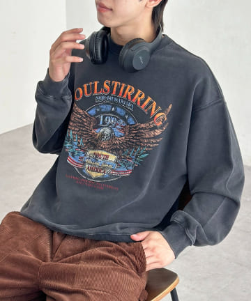 CPCM(シーピーシーエム) パウダー加工ヴィンテージライクスウェット