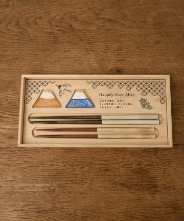 BIRTHDAY BAR(バースデイバー) 夫婦箸＆富士箸置きセット