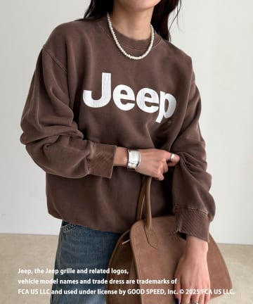 FREDY & GLOSTER(フレディ アンド グロスター) 【GOOD ROCK SPEED】JEEPプリント裏毛スウェット