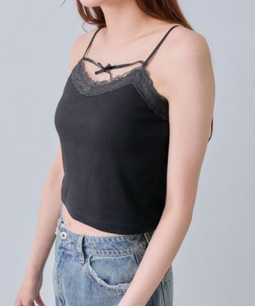 OLIVE des OLIVE(オリーブ デ オリーブ) レースキャミ