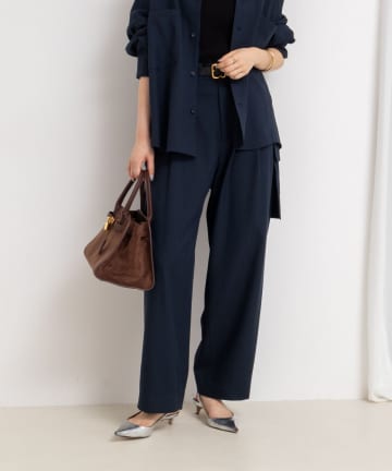 《セットアップ対応》ウォッシャブルソフトカーゴパンツ