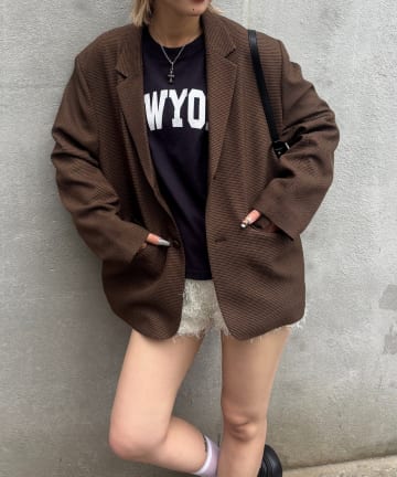 WHO’S WHO gallery(フーズフーギャラリー) 【AW 先行予約】シングルテーラードジャケット