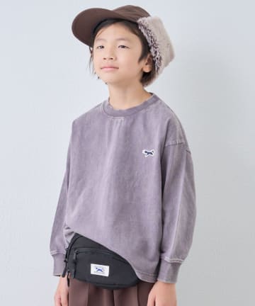 CIAOPANIC TYPY(チャオパニックティピー) 【KIDS】【FOX×TYPY】ピグメント加工ワンポイントロンTEE