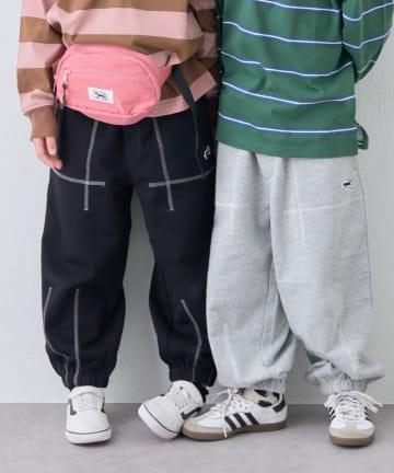 CIAOPANIC TYPY(チャオパニックティピー) 【KIDS】【FOX×TYPY】配色ステッチスウェットパンツ