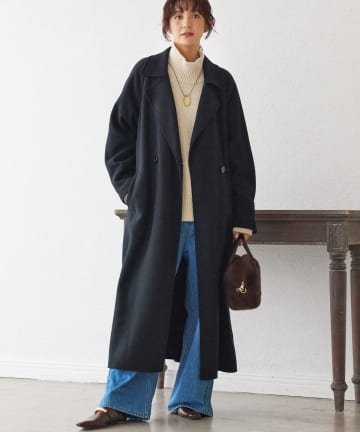 RIVE DROITE(リヴドロワ) 【軽い着心地】リバーロングトレンチ