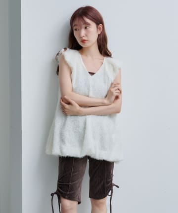 Kastane(カスタネ) 【9.6(土)12:00発売/オーダー会先行アイテム/店舗入荷あり】バルーンシャギーチュニック