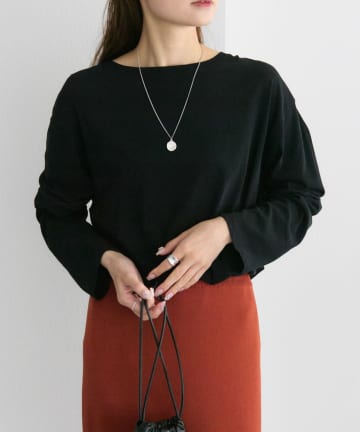 PUAL CE CIN(ピュアルセシン) 【25AW新色登場!】コットンシアーカットソー