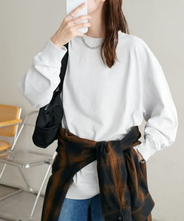 DISCOAT(ディスコート) 【ユニセックス】ケミカル加工オーバーロンT