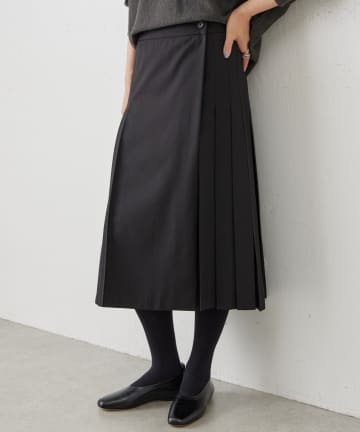 BEARDSLEY(ビアズリー) 《LEVAR》プリーツ巻きスカート