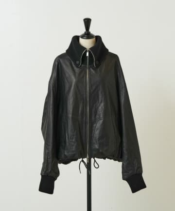 BEARDSLEY(ビアズリー) 《UMARMUNG》ラムレザーブルゾン