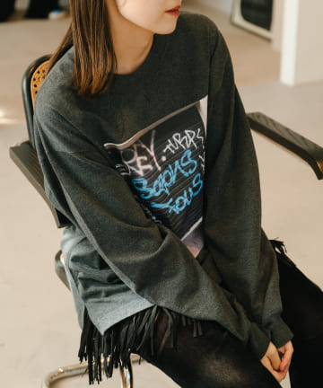 OUTLET(アウトレット) 【Kastane】PHOTOロンTEE