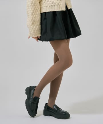 mystic(ミスティック) 【３色展開/程よい透け感/万能アイテム】カラータイツ