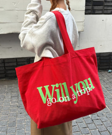 CIAOPANIC TYPY(チャオパニックティピー) 【UNISEX】BIGトートカラーバッグ