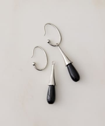 2WAYナスビストーンピアス