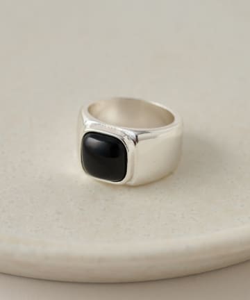 DISCOAT(ディスコート) 【amulle by DISCOAT】マーブルインセットワイドリング