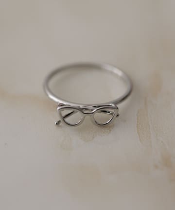 ear PAPILLONNER(イア パピヨネ) 《WEB限定》キャッツアイ眼鏡リング