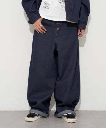 CIAOPANIC(チャオパニック) バギーワイドデニムパンツ