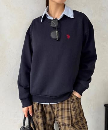 LOCUST(ローカスト) 【U.S.POLO ASSN.】裏起毛スウェット