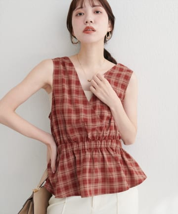 natural couture(ナチュラルクチュール) 【WEB限定】２WAYカシュクールビスチェ