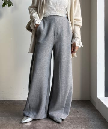 DOUDOU(ドゥドゥ) 【WEB限定】ダンボールカーブパンツ