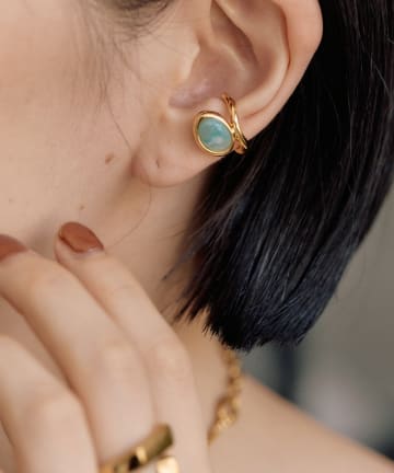 ear PAPILLONNER(イア パピヨネ) ポイントカラーイヤーカフ