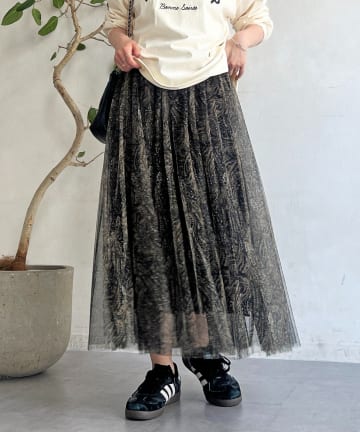 Croisiere(クロジエール) ペイズリーチュール柄スカート