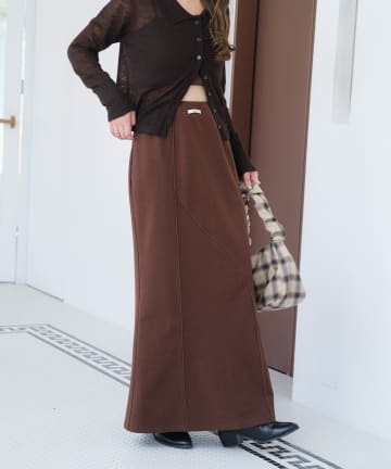 Kastane(カスタネ) 【SAWAMOTO企画/WEB限定】メロウスウェットスカート