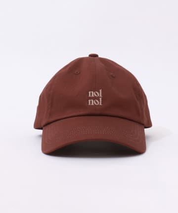 NOLLEY'S(ノーリーズ) 【nolnol/ノルノル】ロゴ刺繍キャップ