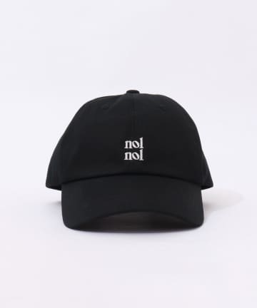 NOLLEY'S(ノーリーズ) 【nolnol/ノルノル】ロゴ刺繍キャップ