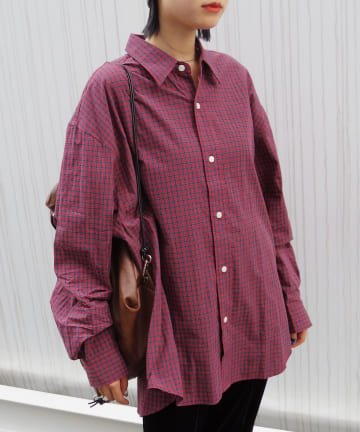 OUTLET(アウトレット) 【Kastane】レギュラーカラーチェックシャツ
