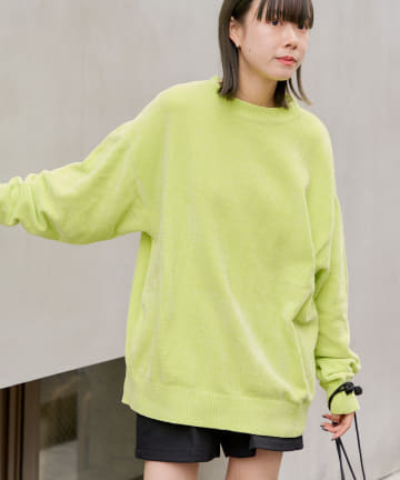 OUTLET(アウトレット) 【Kastane】モールヤーン7Gニットプルオーバー