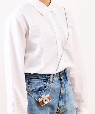 3COINS(スリーコインズ) カメラ用ボールチェーンストラップ