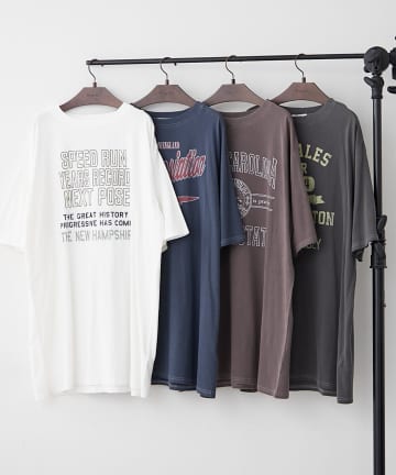 Remind me and forever(リマインドミーアンドフォーエバー) 【NAO】ビンテージ加工チュニックＴシャツ