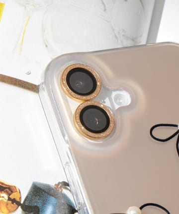 Lattice(ラティス) ラメレンズカバーセット(4P)(iPhone16/16Plus)