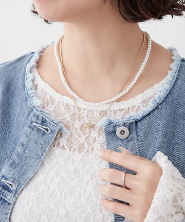 NICE CLAUP / OLIVE des OLIVE OUTLET(ナイスクラップ  / オリーブ デ オリーブ アウトレット) ２連ネックレス