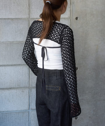OUTLET(アウトレット) 【Pasterip】Crochet lace arm cover bolero