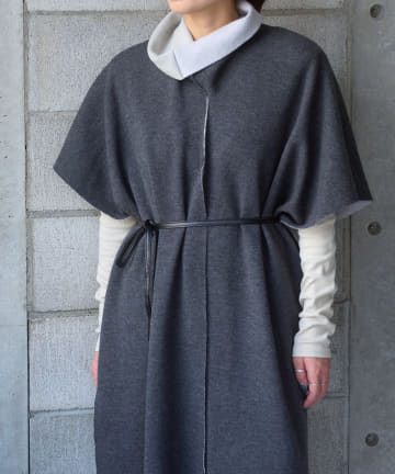 OUTLET(アウトレット) 【Pasterip】Double face design poncho