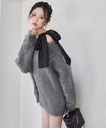 Dreamy collection】シアーオフショルチュニック | one after